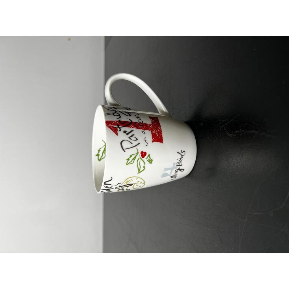 Lenox Decorative Ceramic Mug with Number and Script Design